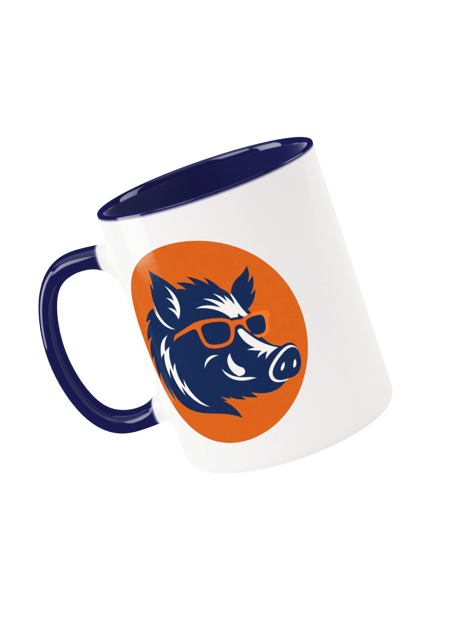 Curious Hog Color-Pop Badge Mug product image (1)