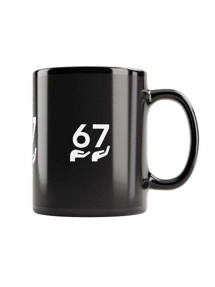 6 7 Meme Mug Coffee/Tea - Black Glossy product image (1)