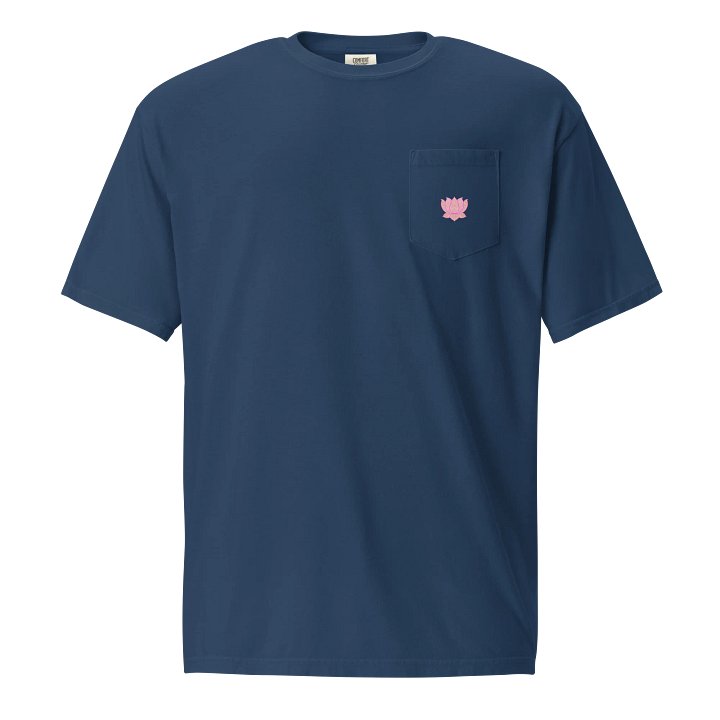 Gold Lotus Blossom Pocket Tee product image (1)