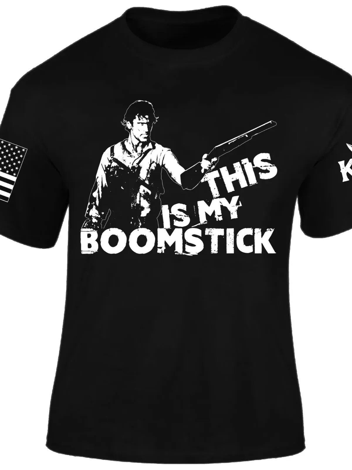 Boom-Stick T-Shirt I Ash I Evil Dead I Army of Darkness I Guy with a gun product image (1)