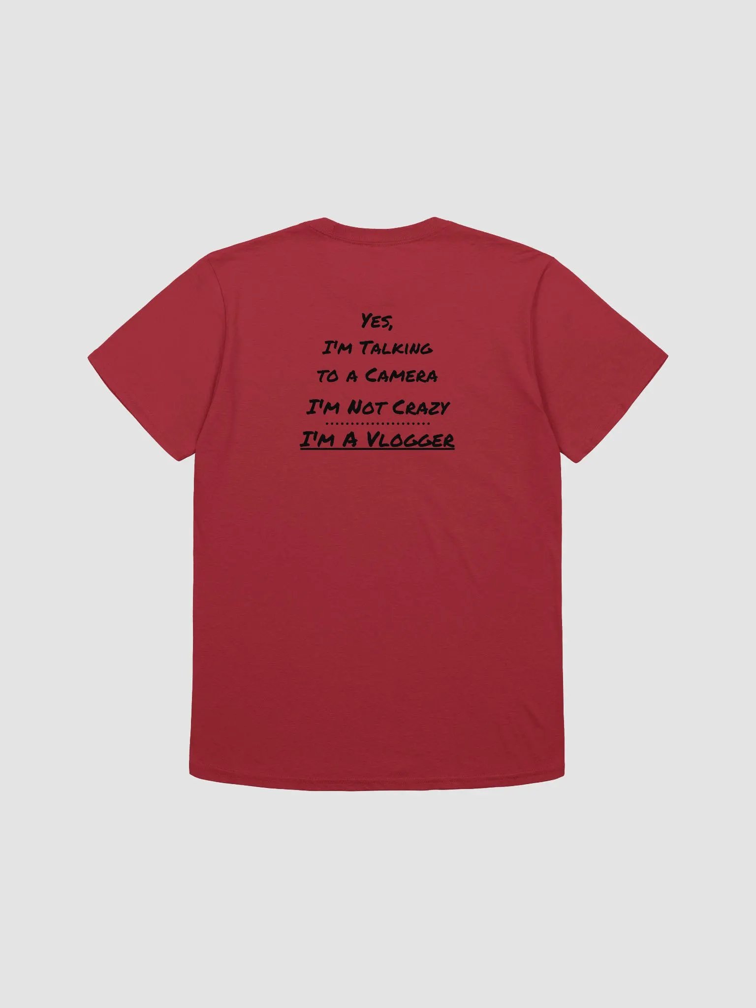 Not Crazy, I'm a Vlogger Soft Unisex T-Shirt product image (8)