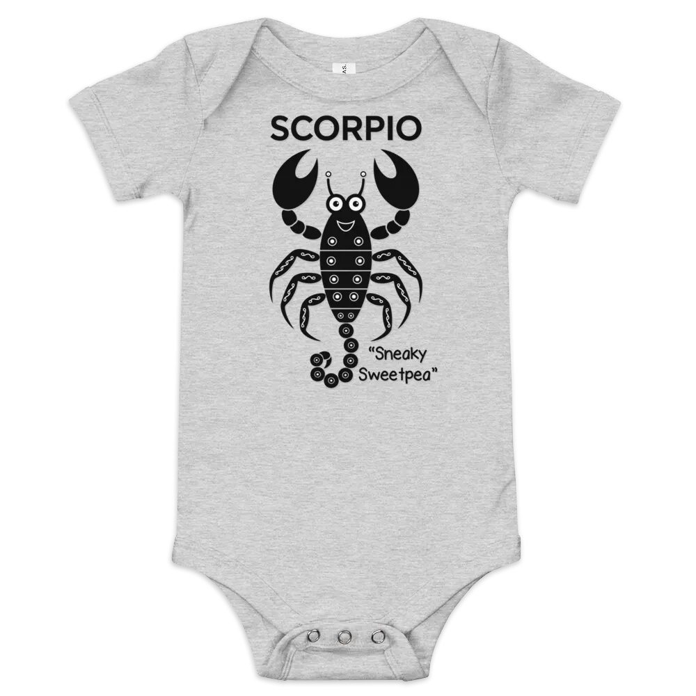 Sneaky Sweetpea Scorpion Baby Onesie product image (2)
