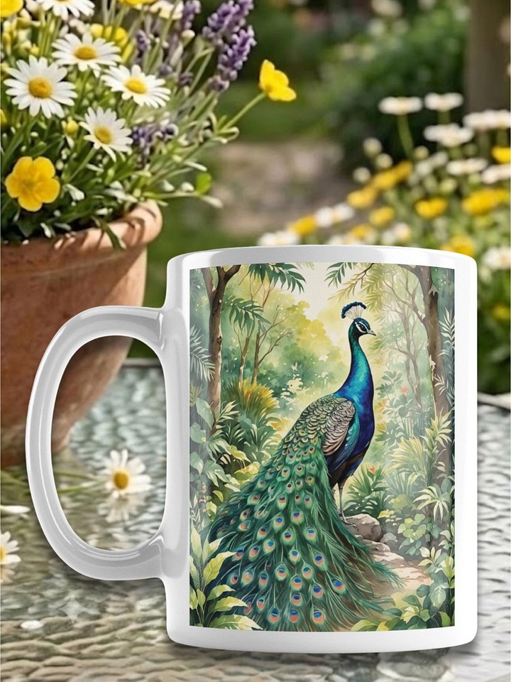 Peacock | Bird Coffee Mug product image (1)