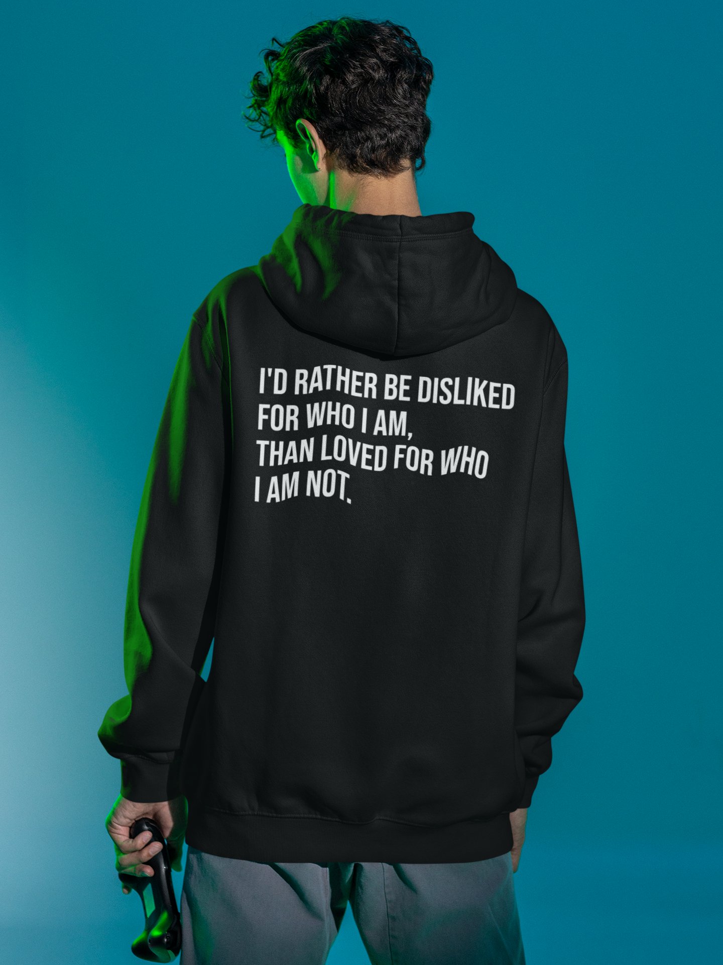 I'd Rather Be Disliked with BTAC Hoodie product image (1)