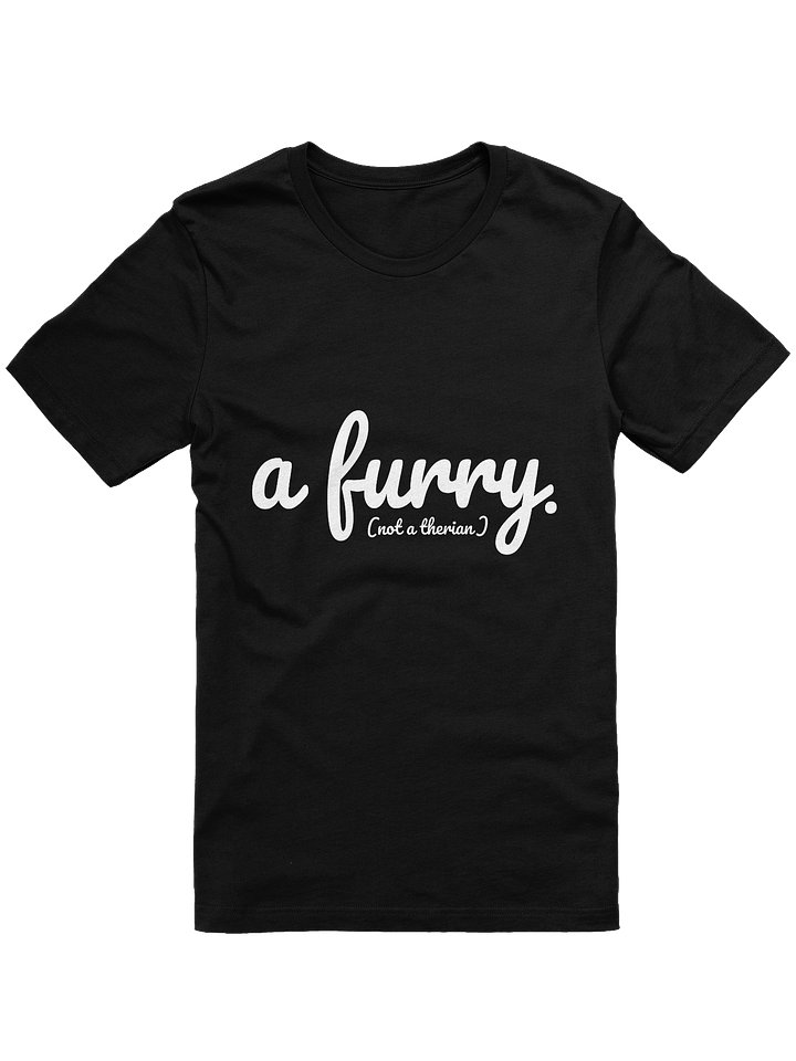 Clearly a furry t-shirt (dark edition) product image (1)