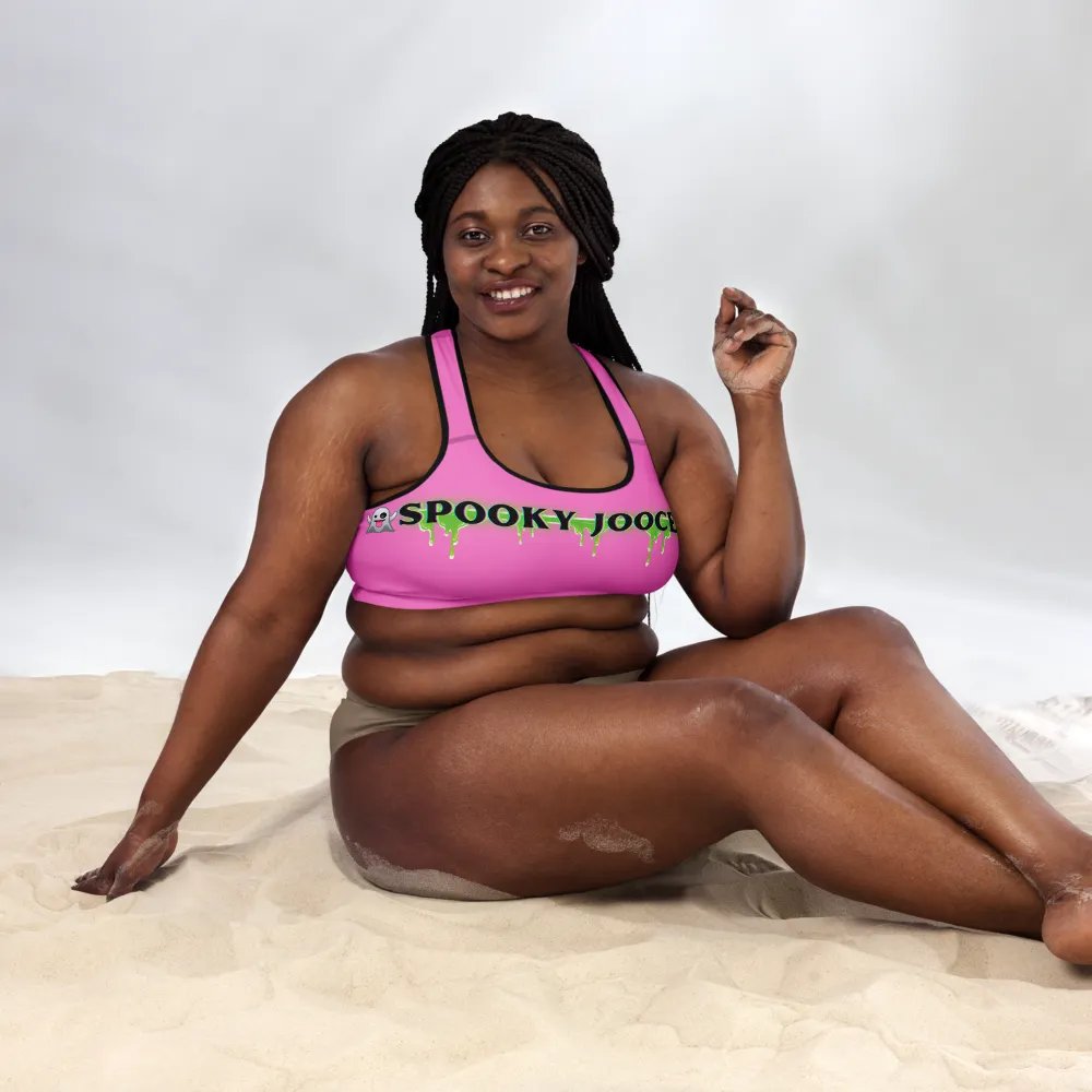 SPOOKY JOOCE Padded Sports Bra - Light Pink product image (7)
