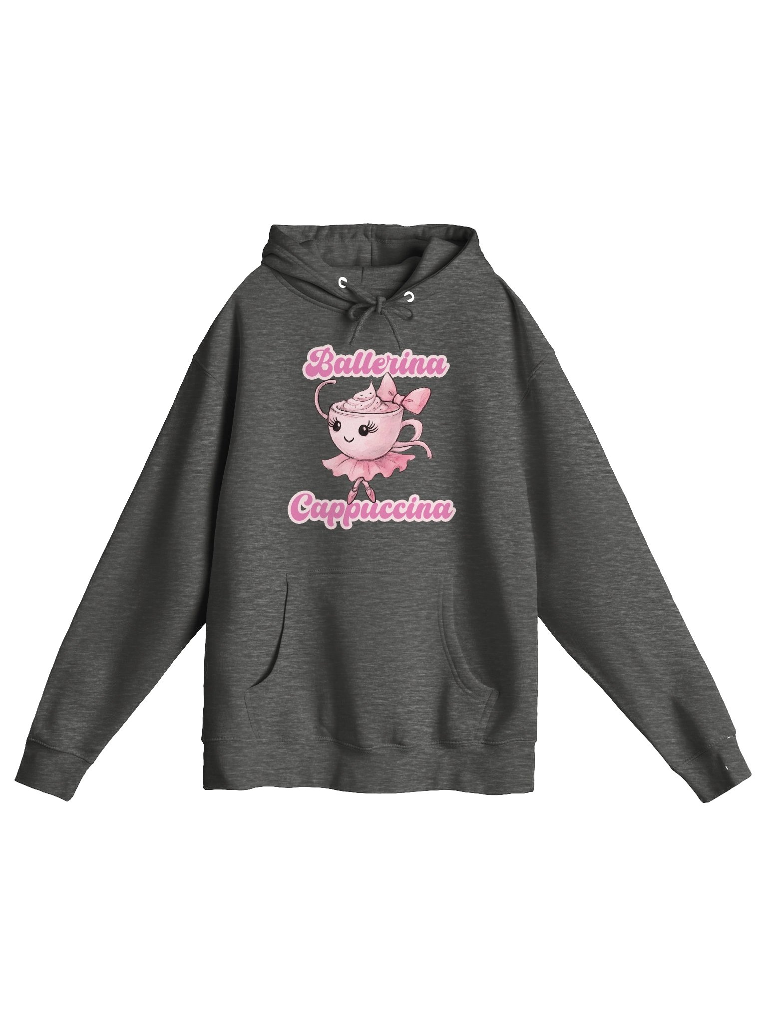 Ballerina Cappuccina watercoolor design Hoodie product image (1)