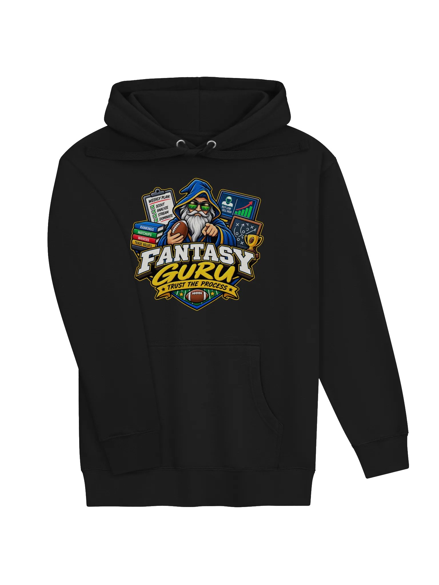 Fantasy Guru Trust The Process Hoodie product image (6)