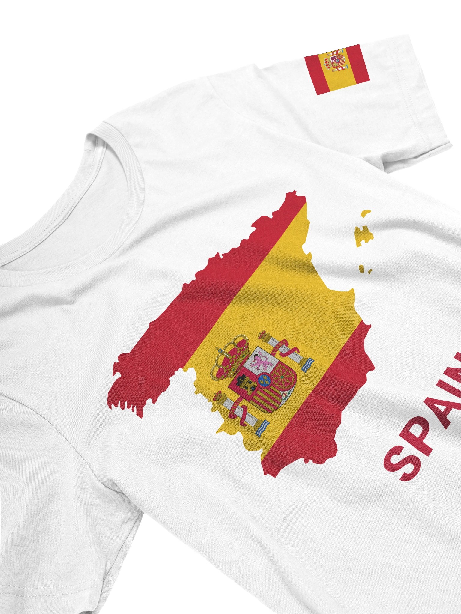 Spain 2026 World Cup Flag Tee - World Cup 2026 Map Edition - Premium Unisex T-Shirt product image (21)