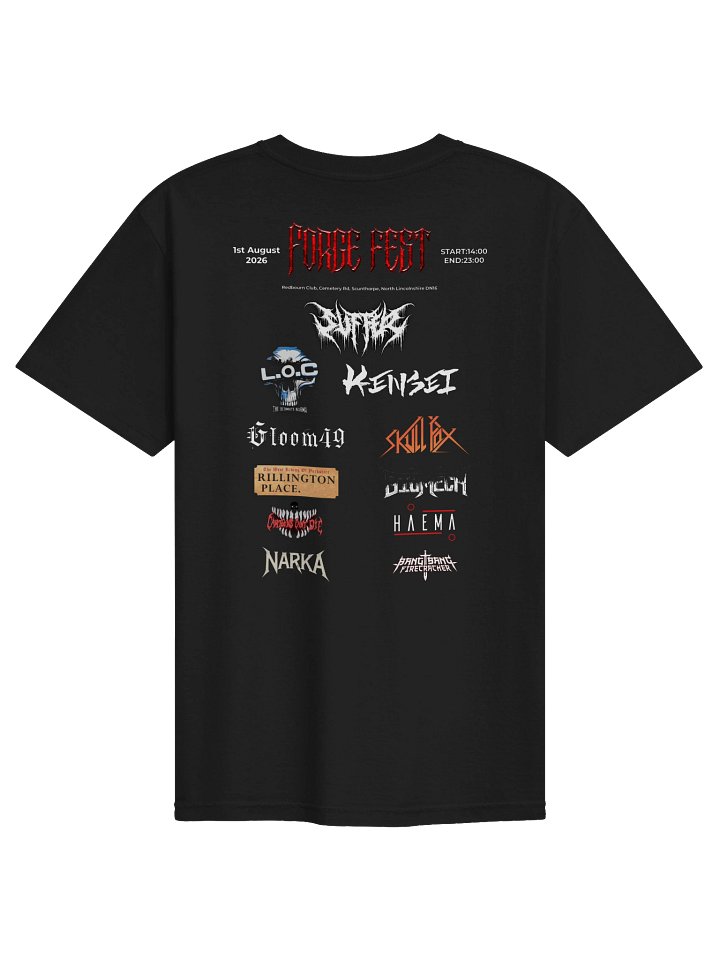 Forge Festival Line Up Shirt product image (2)