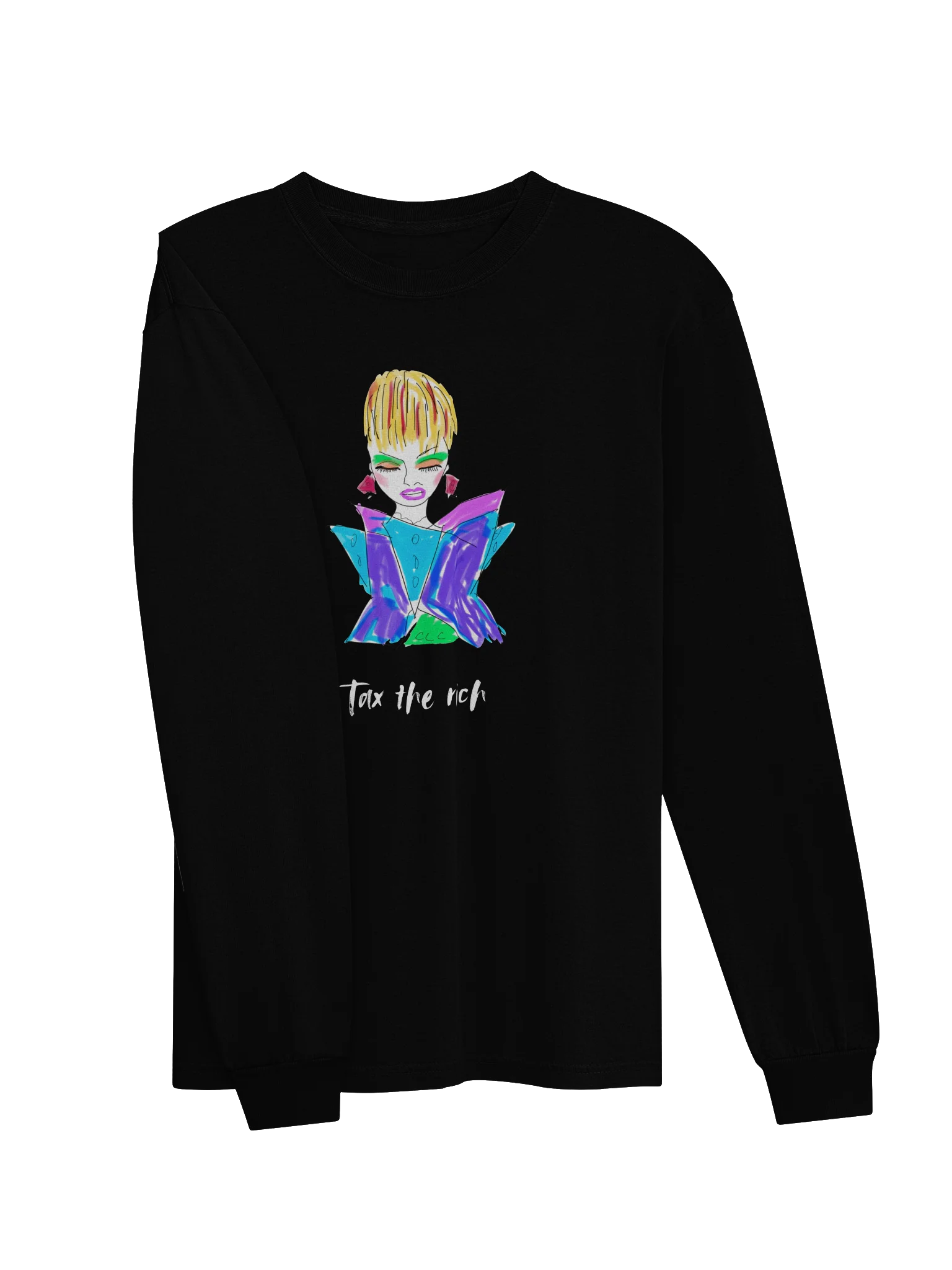 Tax The Rich long sleeve tee product image (13)