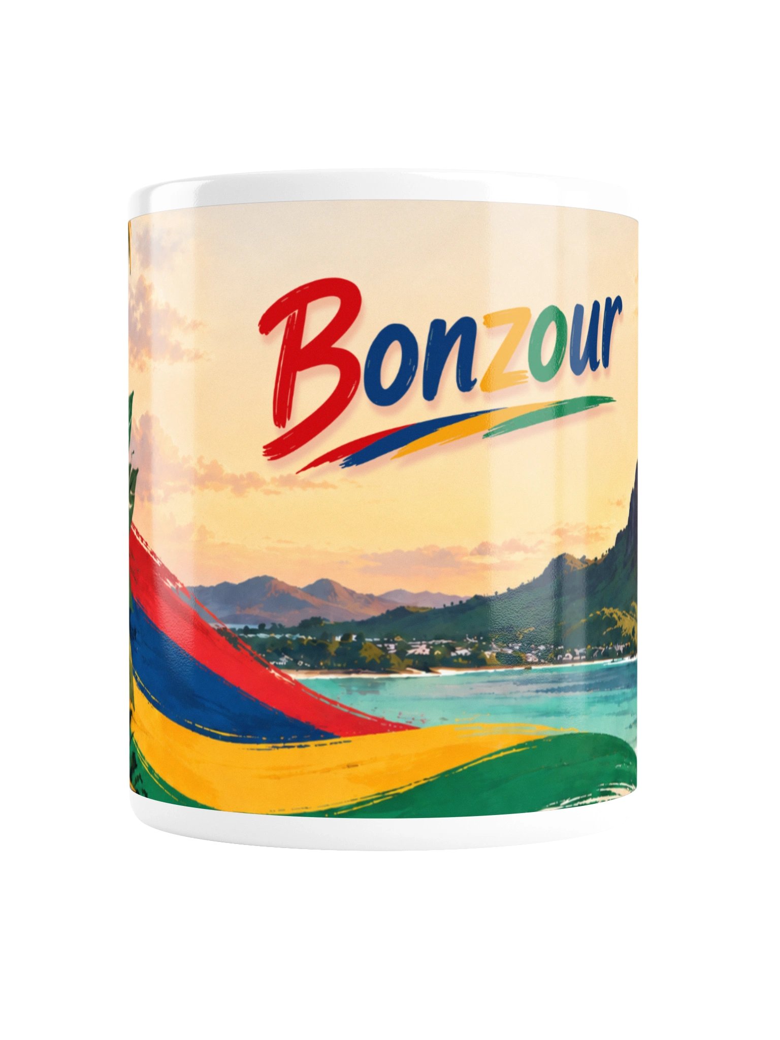 Bonzour – Mauritius Ceramic Mug product image (1)
