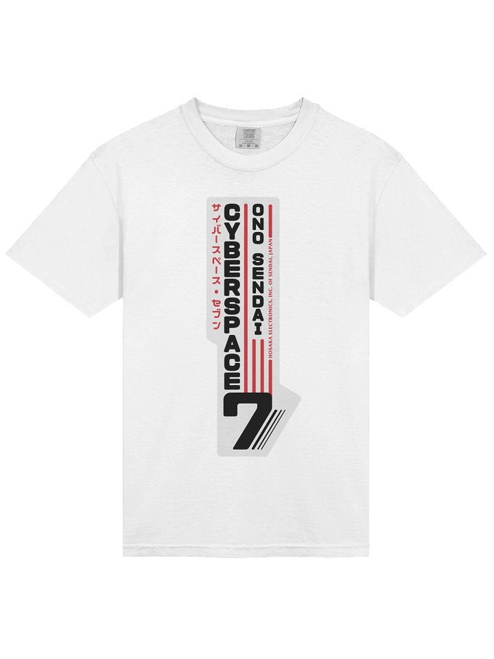 Hosaka Ono-Sendai Cyberspace 7 T-Shirt (vertical/black) product image (2)