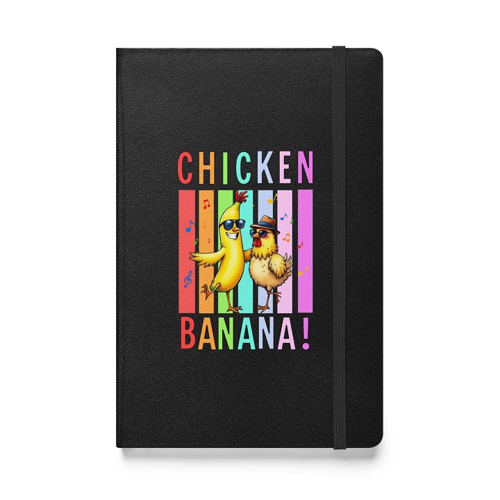 Chicken Banana Funky Hardcover Notebook product image (1)