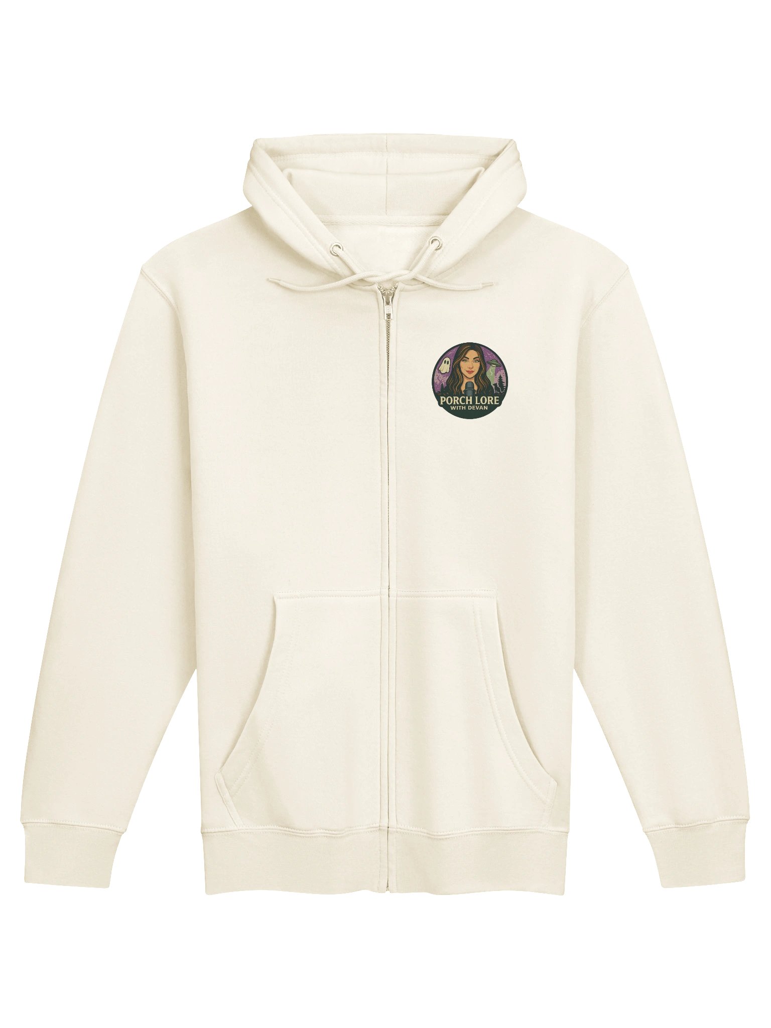 CRYPTID MOON ZIP UP HOODIE product image (2)