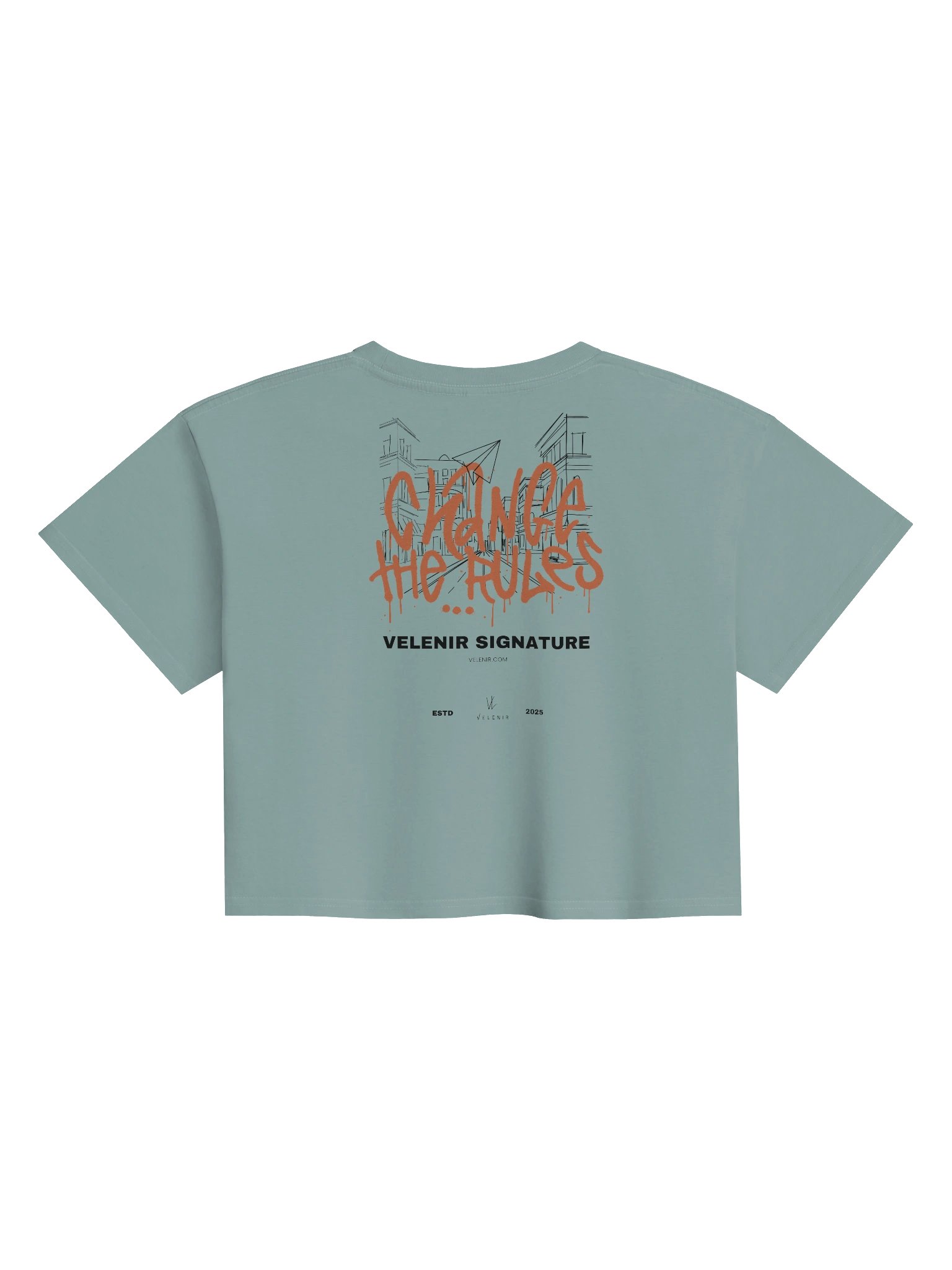 Velenir Change The Rules Women's Premium Crop Top product image (13)