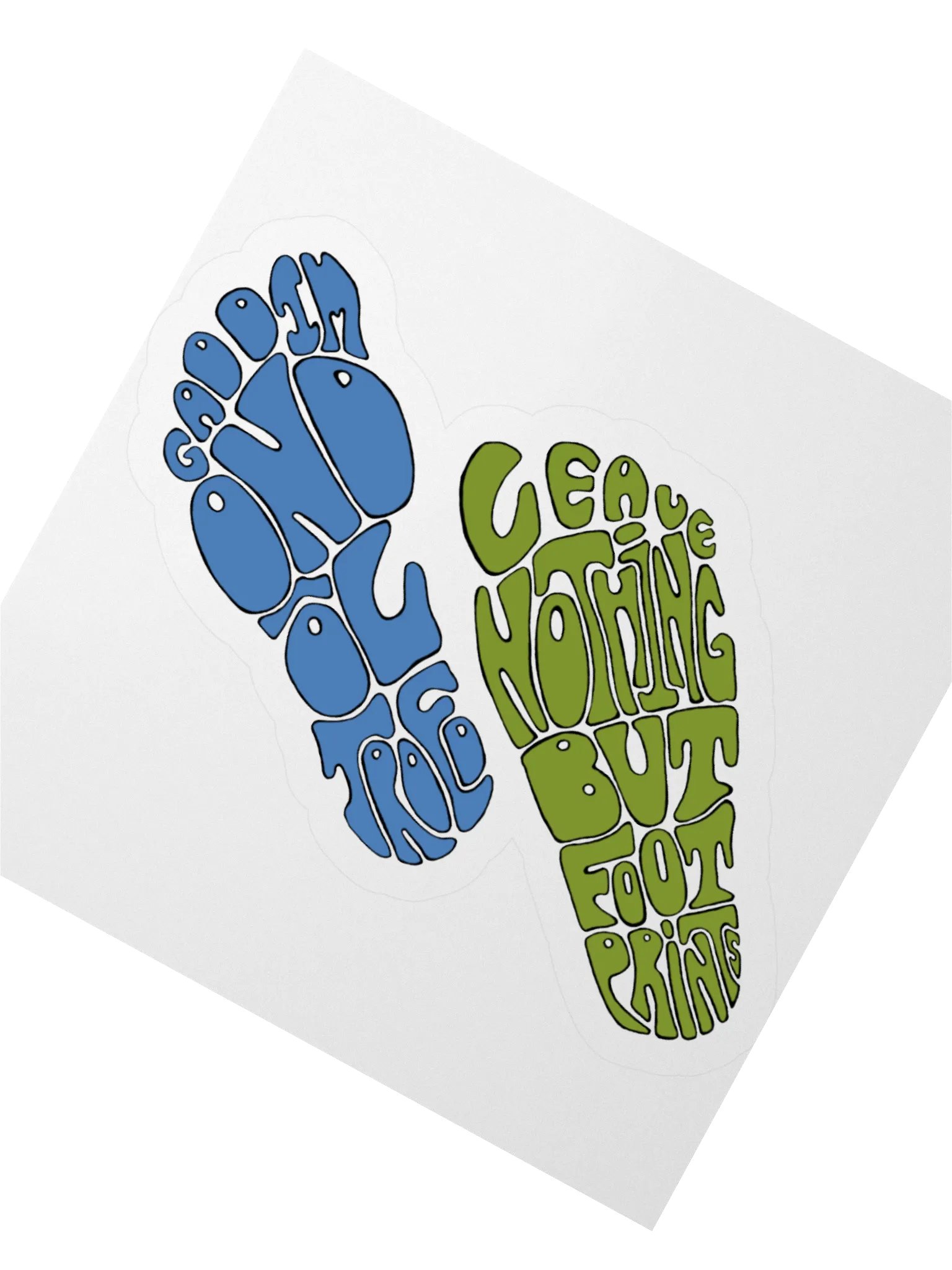 Bilingual Footprints sticker product image (2)