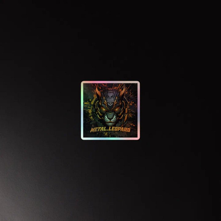 Metal Leopard Holographic Sticker Set product image (4)