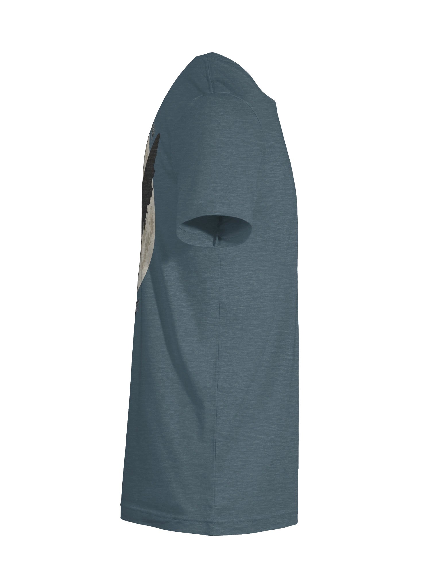 MOTHMAN LURKER W/ FRONT LOGO SUPER SOFT T-SHIRT (HEATHERED COLORS PT.1) product image (12)