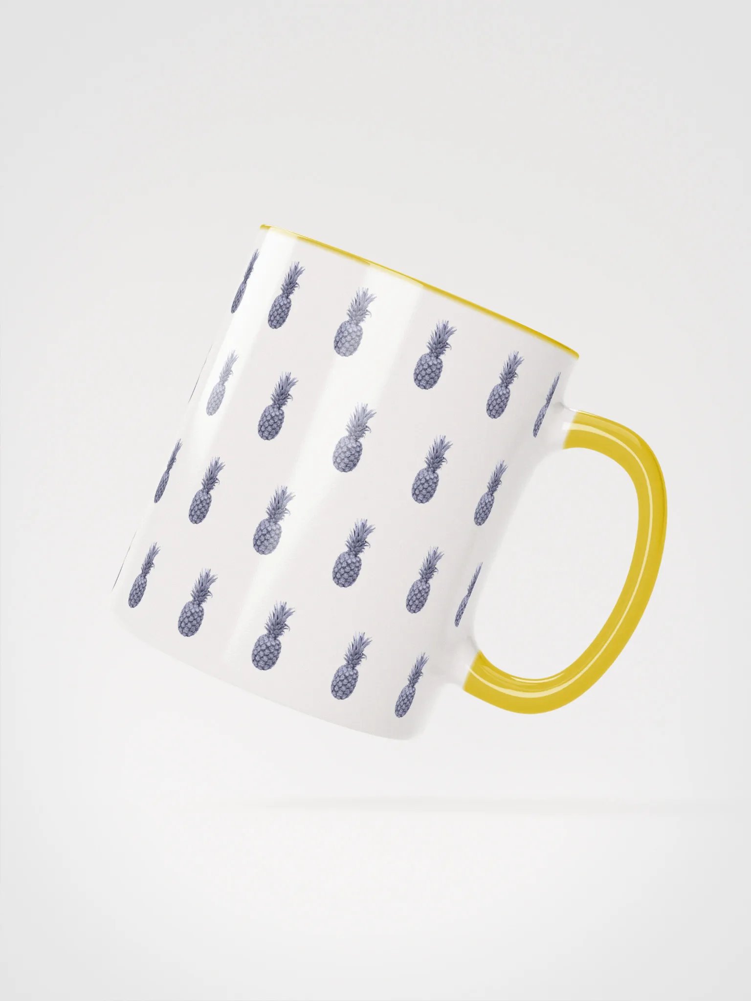 Monochrome Pineapple Ceramic Mug product image (3)