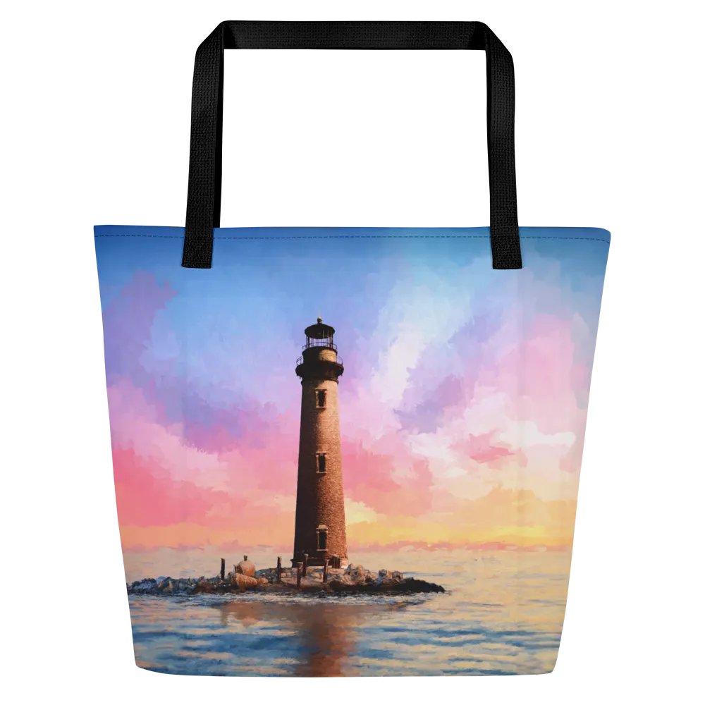 Sand Island Lighthouse – Mobile Alabama Tote Bag product image (7)