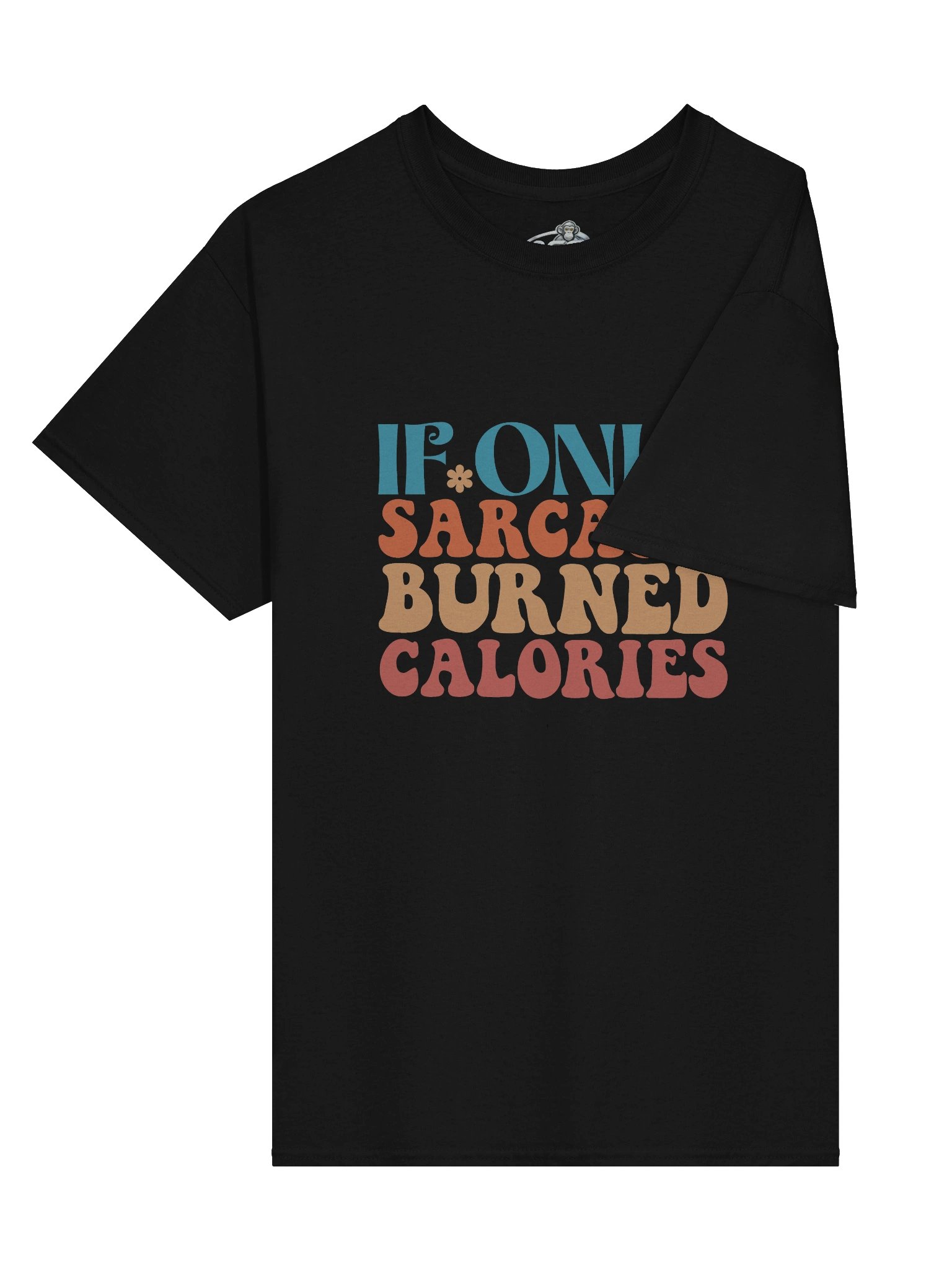 Burning Calories logo Gildan Tee product image (23)