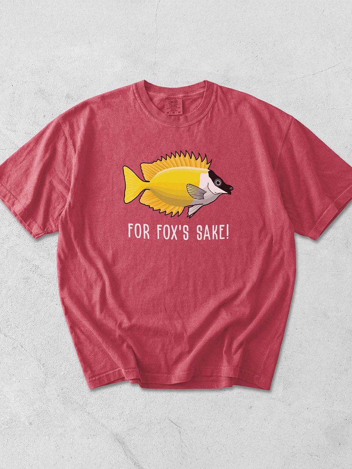 For Fox's Sake Foxface Rabbitfish T-Shirt for Reef Aquarium Lovers product image (1)