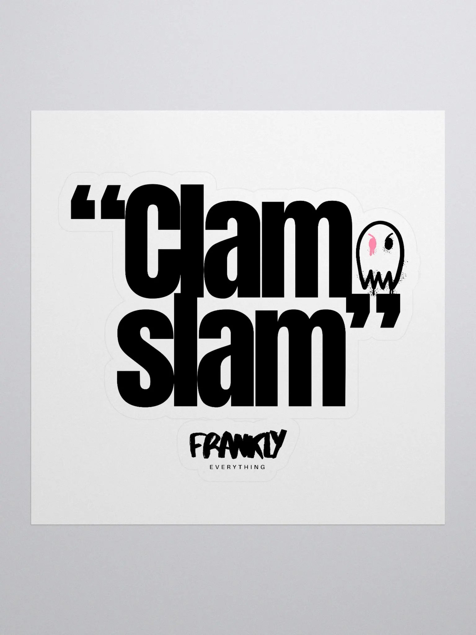 Dark Clam-Slam Sticker product image (2)