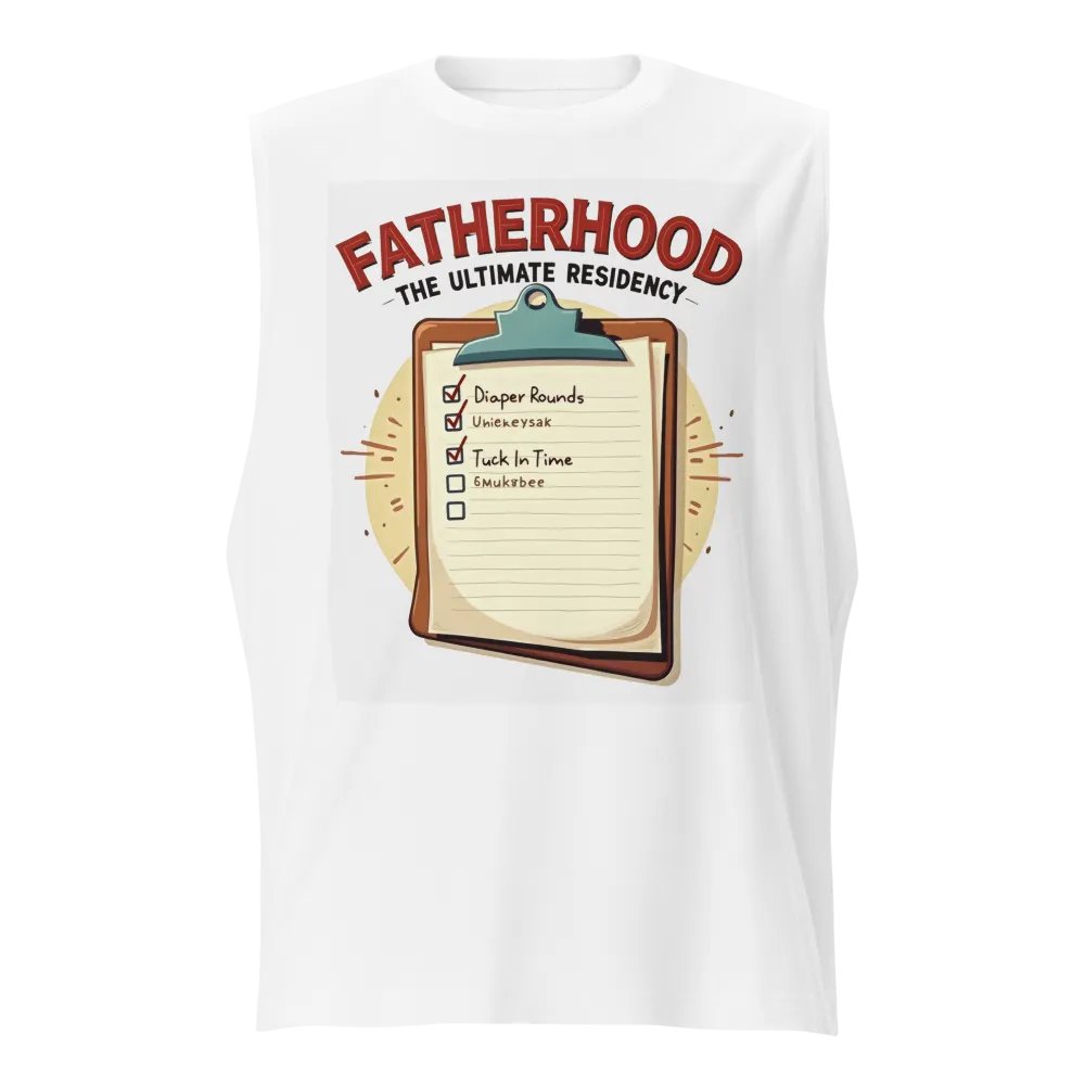Fatherhood Checklist Muscle Tank product image (1)