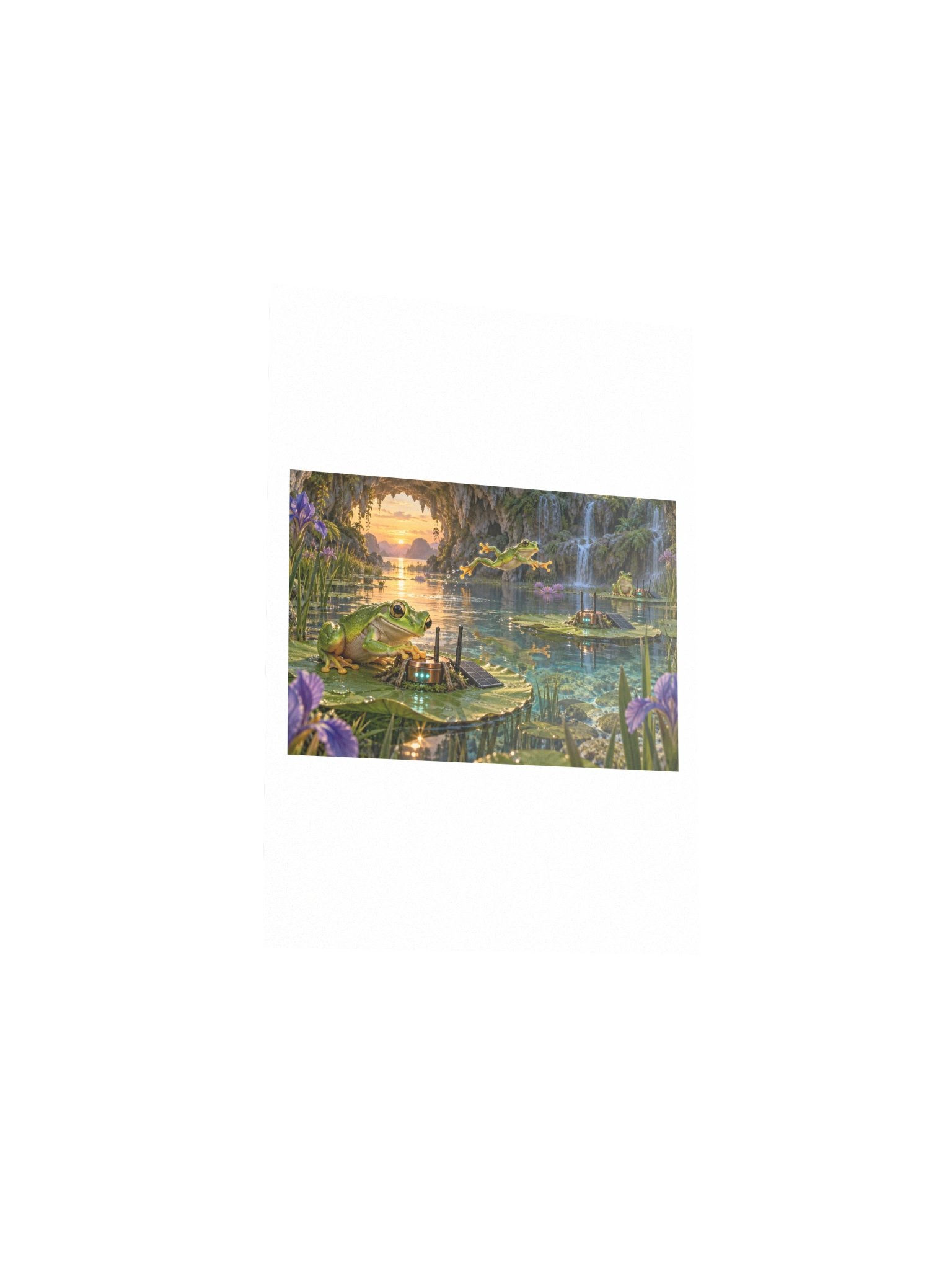 Packet Pond Small Art Print product image (3)