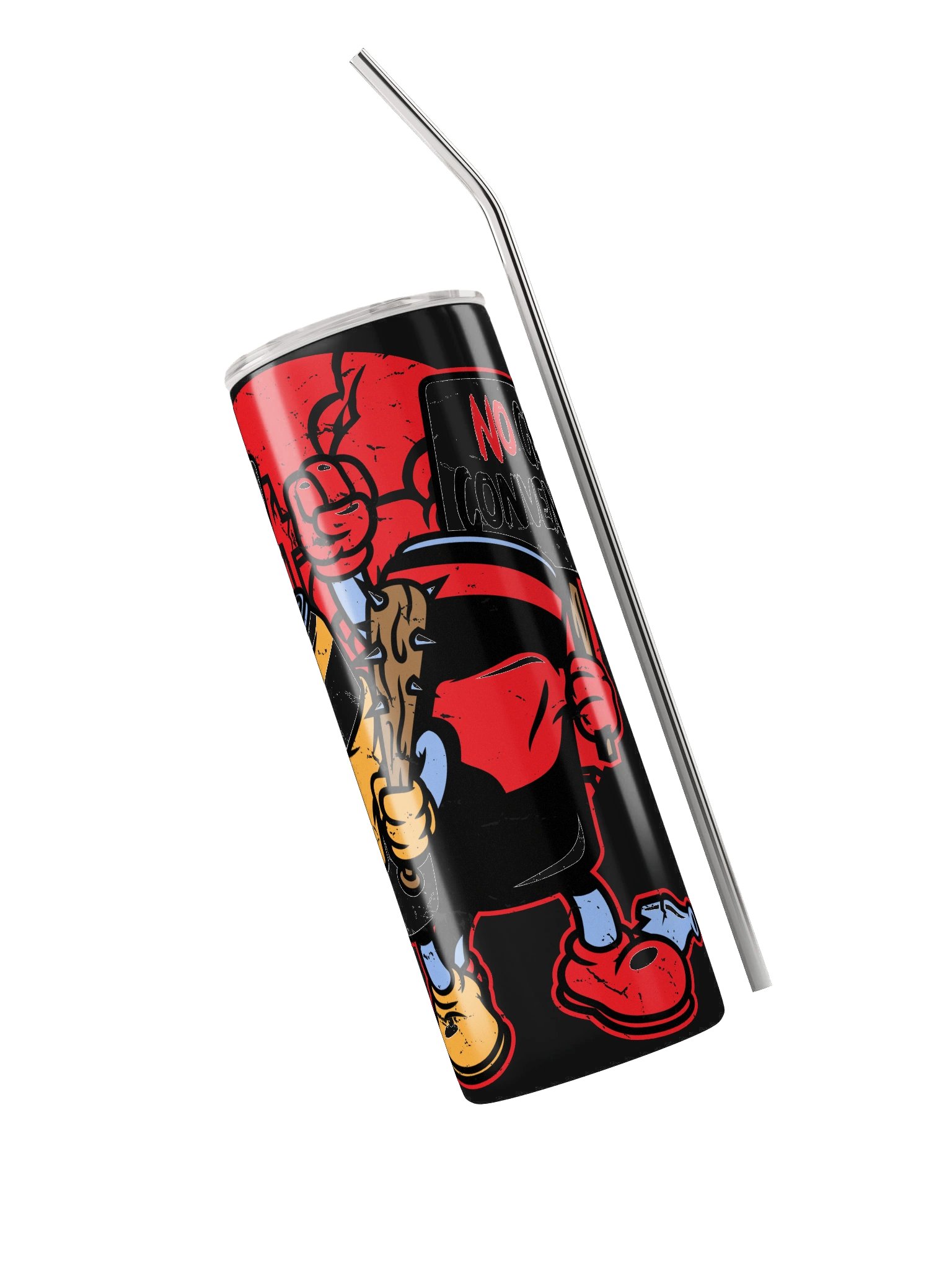 No Caffeine No Geneva Conventions Tumbler product image (3)