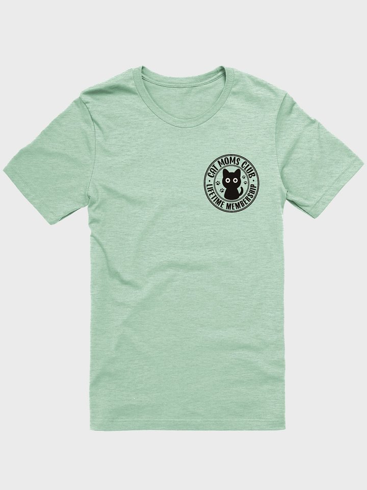 Cat Moms Club 2 (Left Chest Print) - Unisex Adult Super Soft Lightweight T-shirt product image (1)