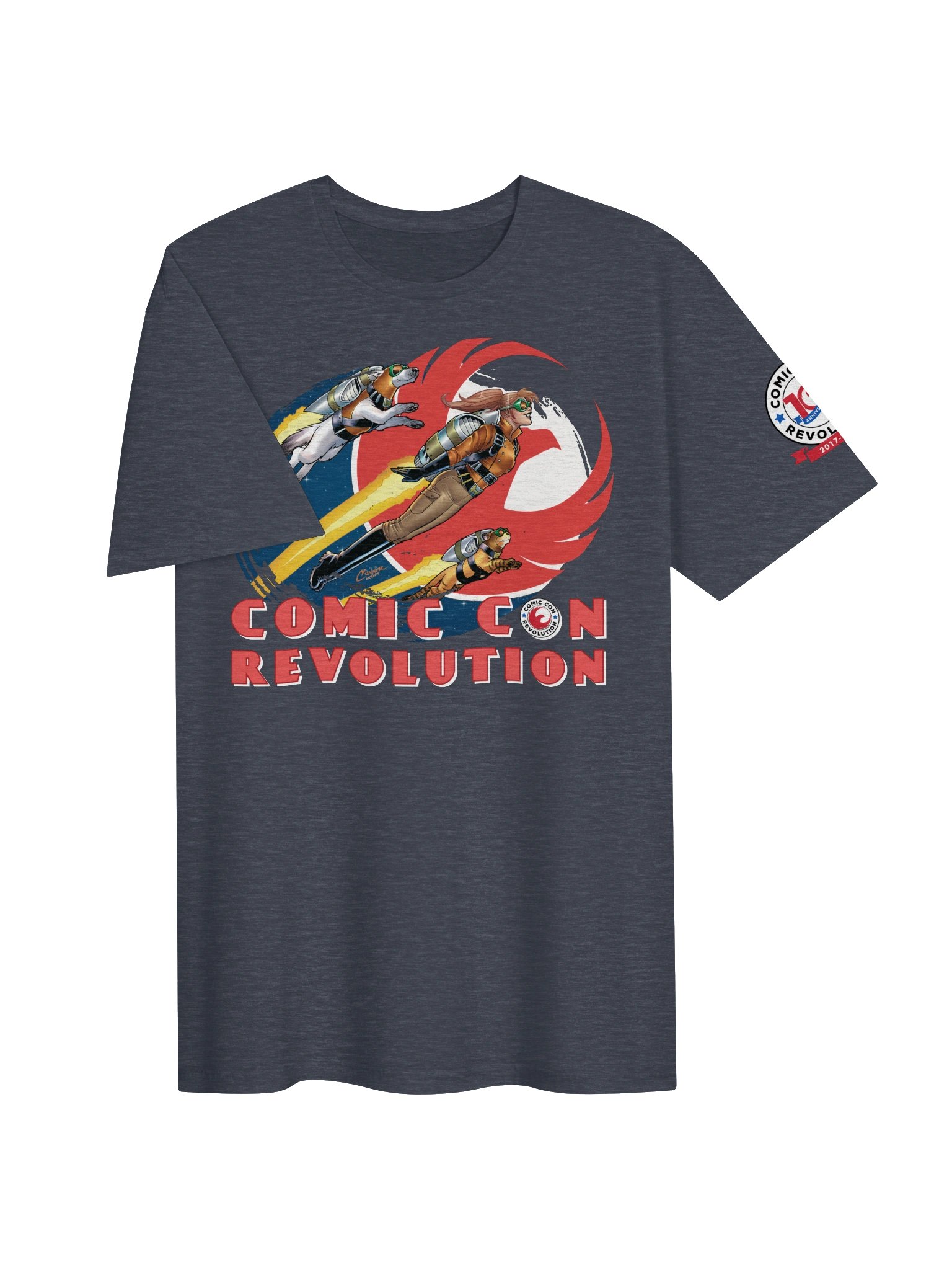 Comic Con Revolution 10th Anniversary Jetpack Jules 2019 Reissue Tee product image (3)