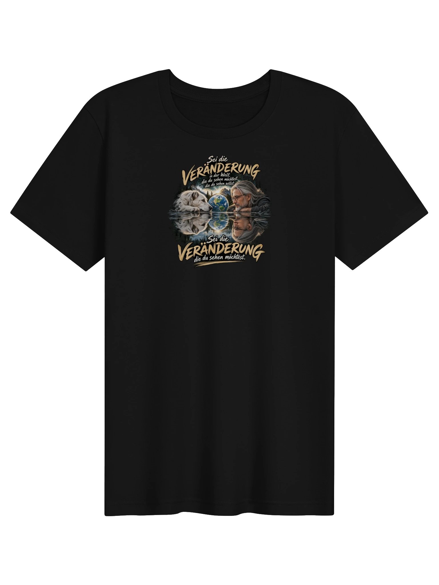 Sei die Veränderung – Ursprung | Unisex-T-Shirt product image (1)