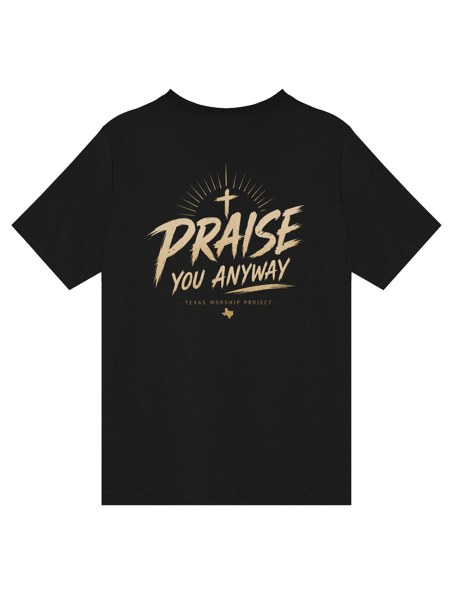 Praise You Anyways V-Neck Tee product image (1)
