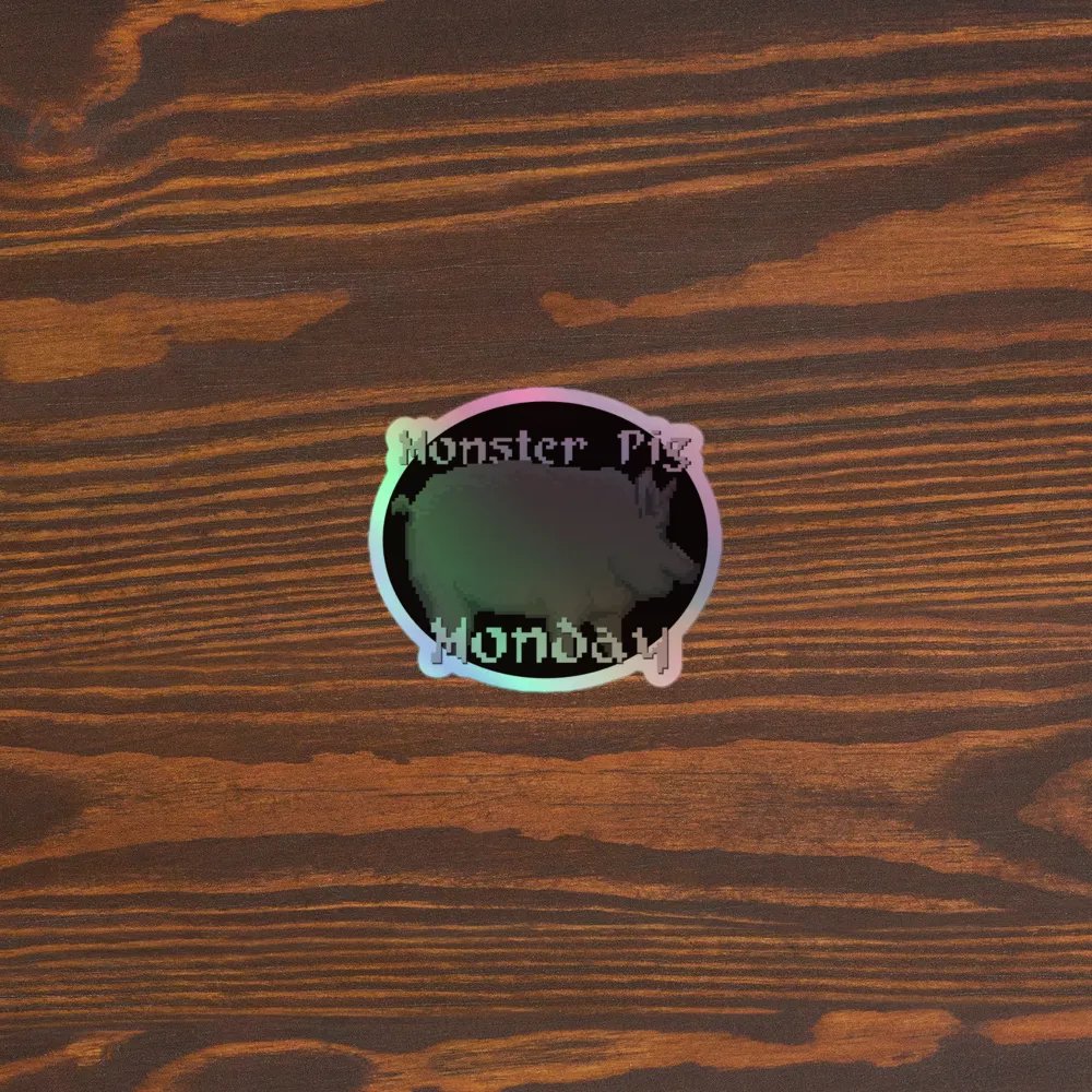 Holo Monday Sticker product image (3)