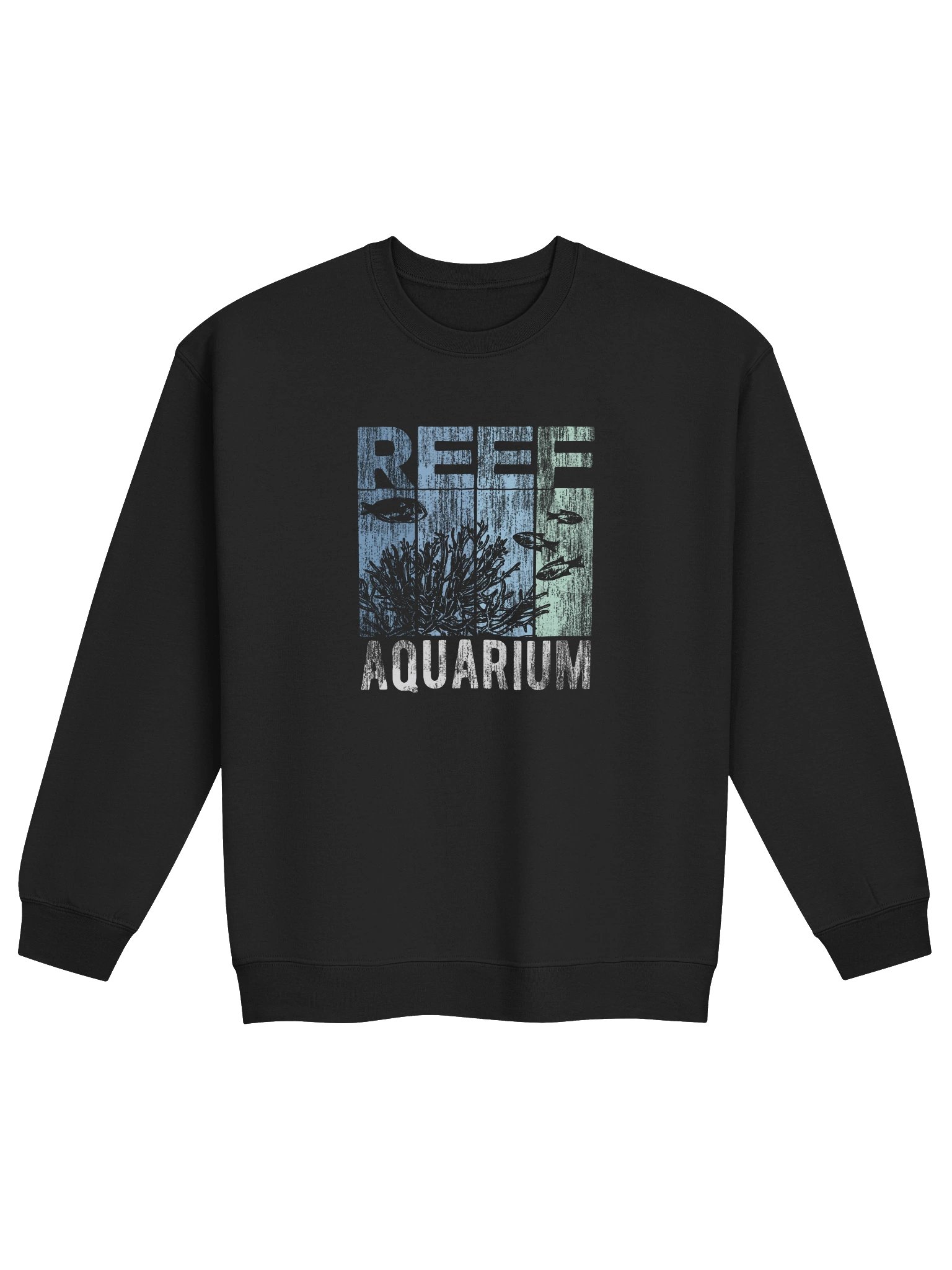Reef Aquarium Sweatshirt – Saltwater Coral Reef Tank Enthusiast Graphic Sweatshirt product image (2)