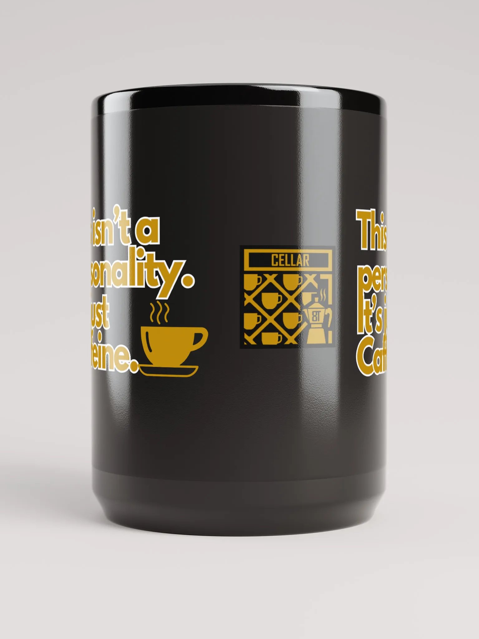 Cellar 8T Coffee - Personality - Gloss Black Mug product image (5)
