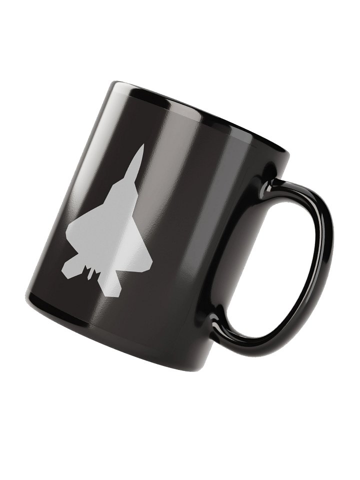 Lockheed Martin F-22 Raptor Silhouette Ceramic Mug product image (3)