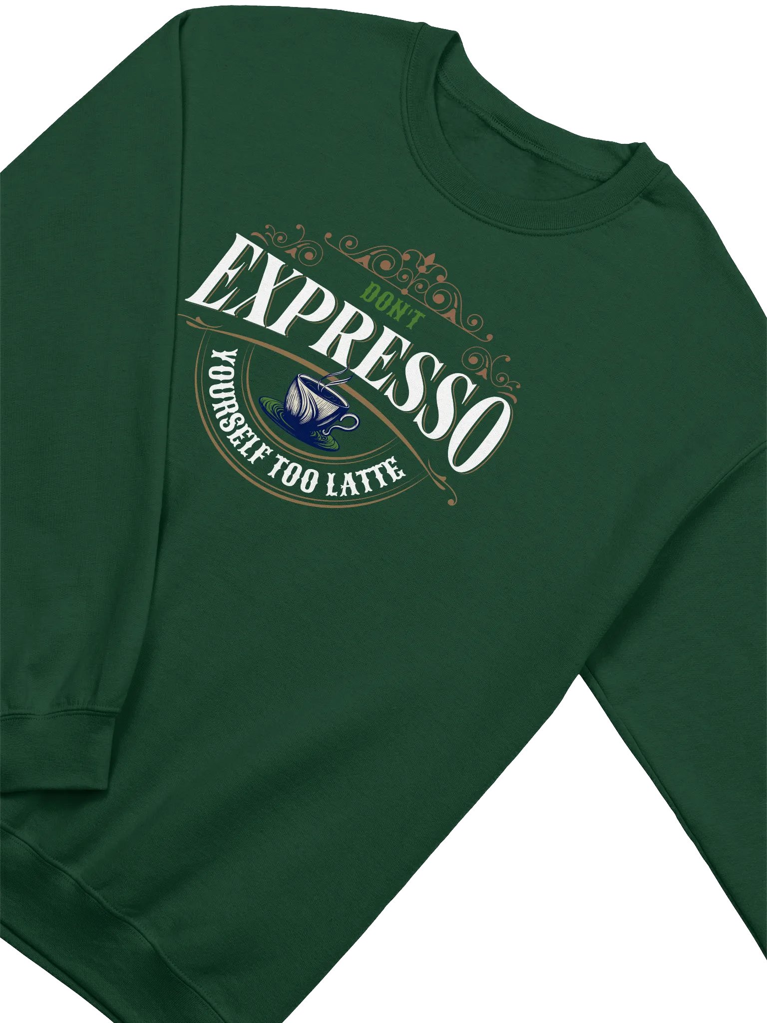 Expresso Humor Elegance Crewneck Sweatshirt product image (10)