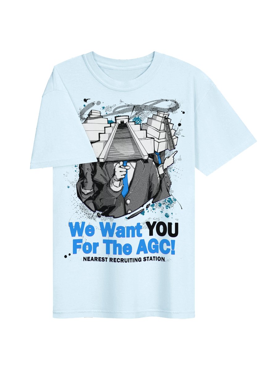 AGC RECRUIT TEE BLUE product image (3)