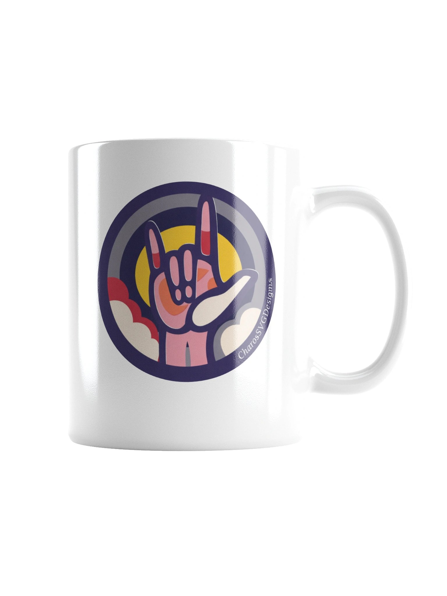 ASL I Love You to Infinity Mug | Sign Language Coffee Cup | Meaningful Gift | Love Without Words | Deaf Community Inspired product image (3)