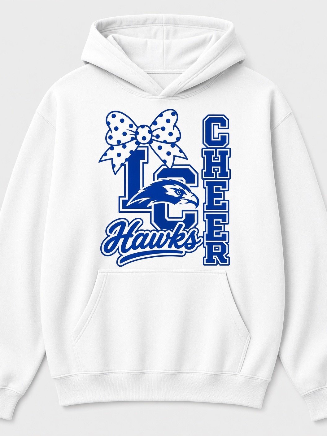 LC Cheer Collage Comfort Colors Hoodie product image (2)