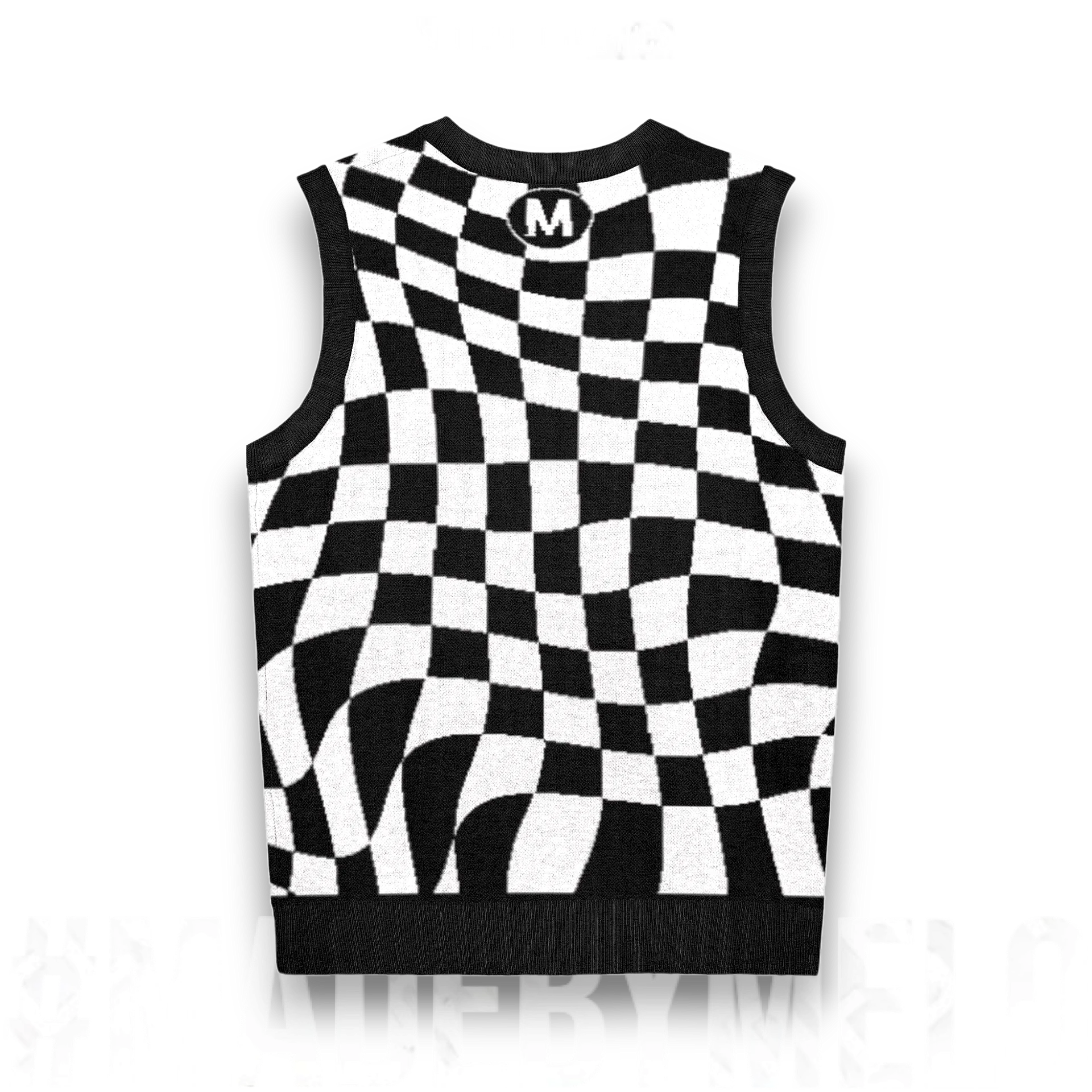 Warped & Checked Out - Knit Sweater Vest | #MadeByMELO product image (2)