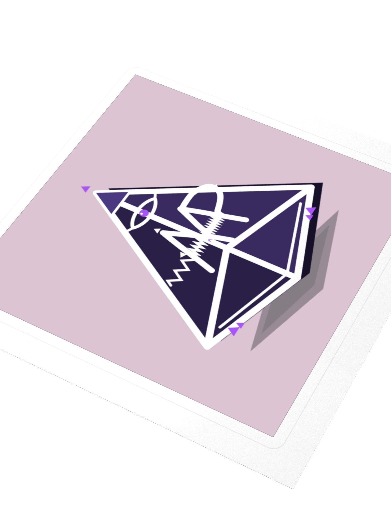 Mt. AMP Pyramid 3D — Block Sticker product image (3)