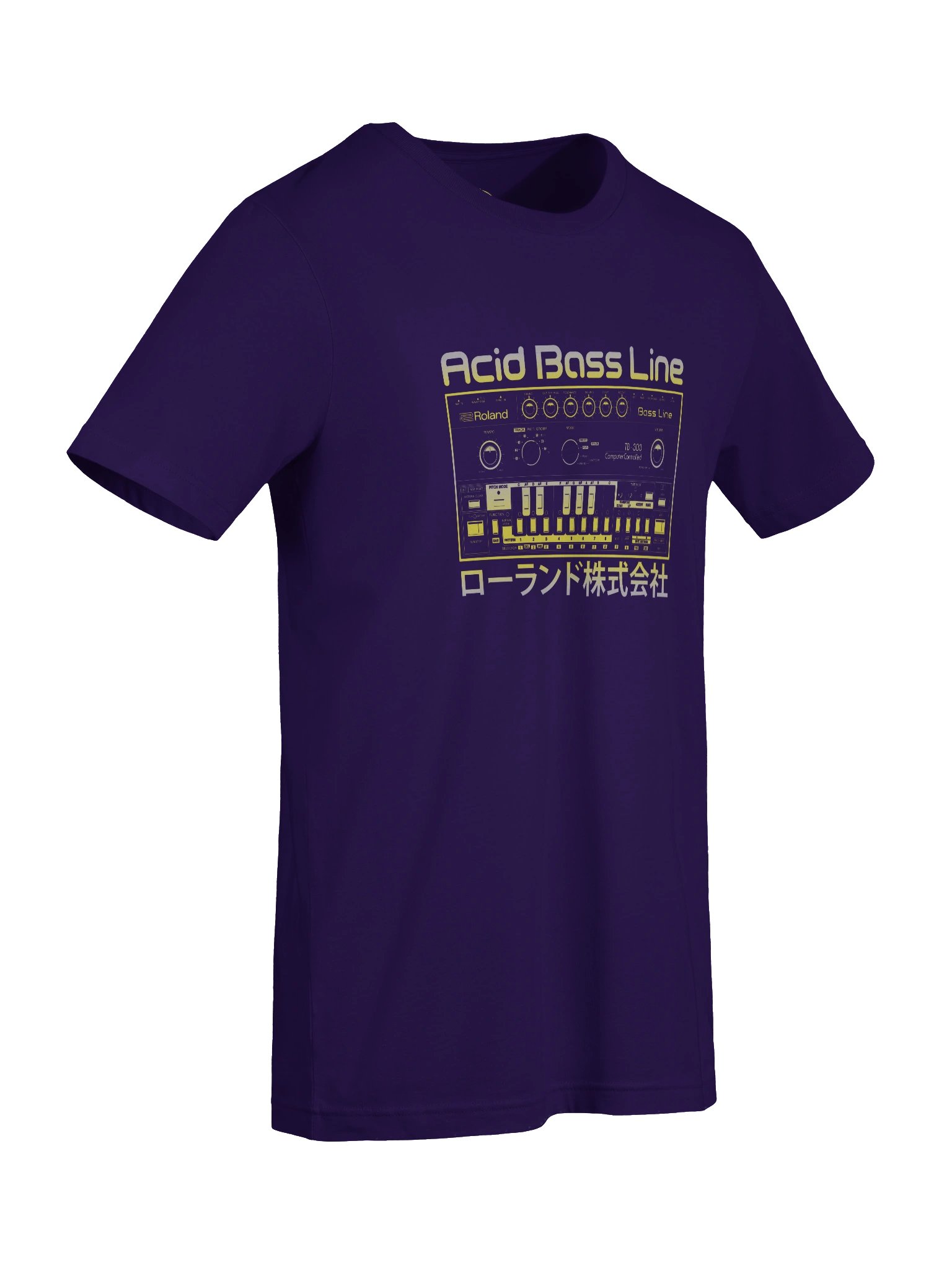 303 T-Shirt - Roland TB-303 Acid Bass Line (Vintage Analog Synthesizer)  product image (8)