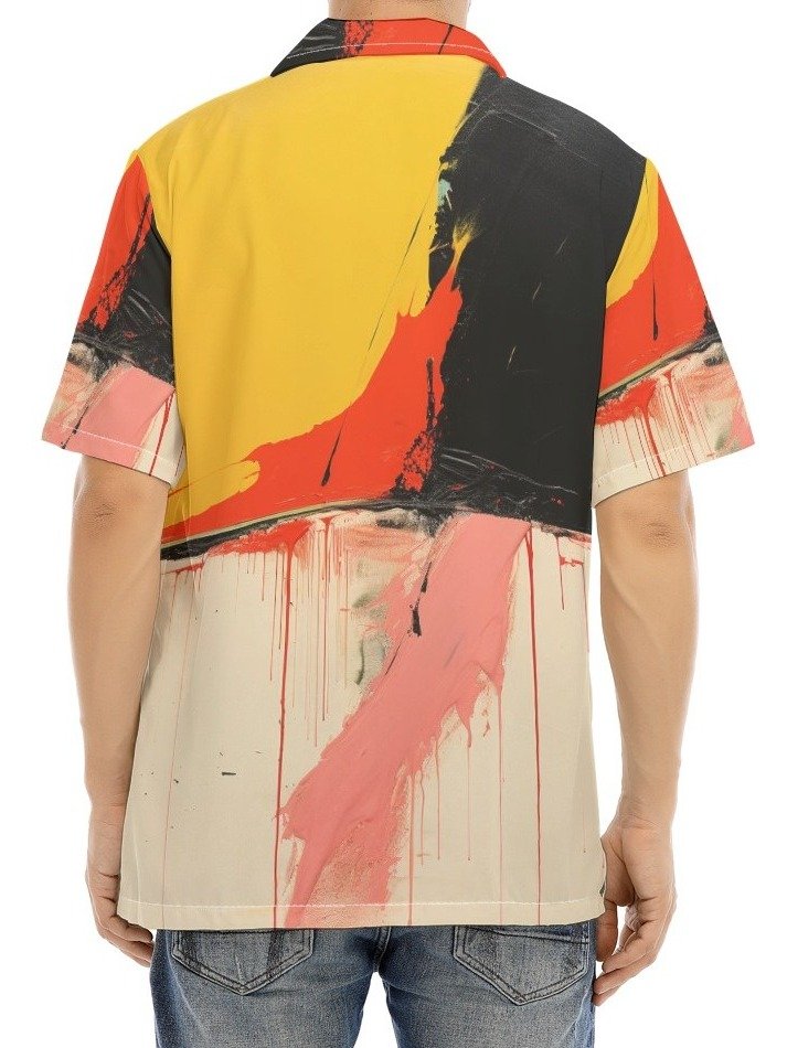 Drip Expressionist Cuban Shirt product image (4)