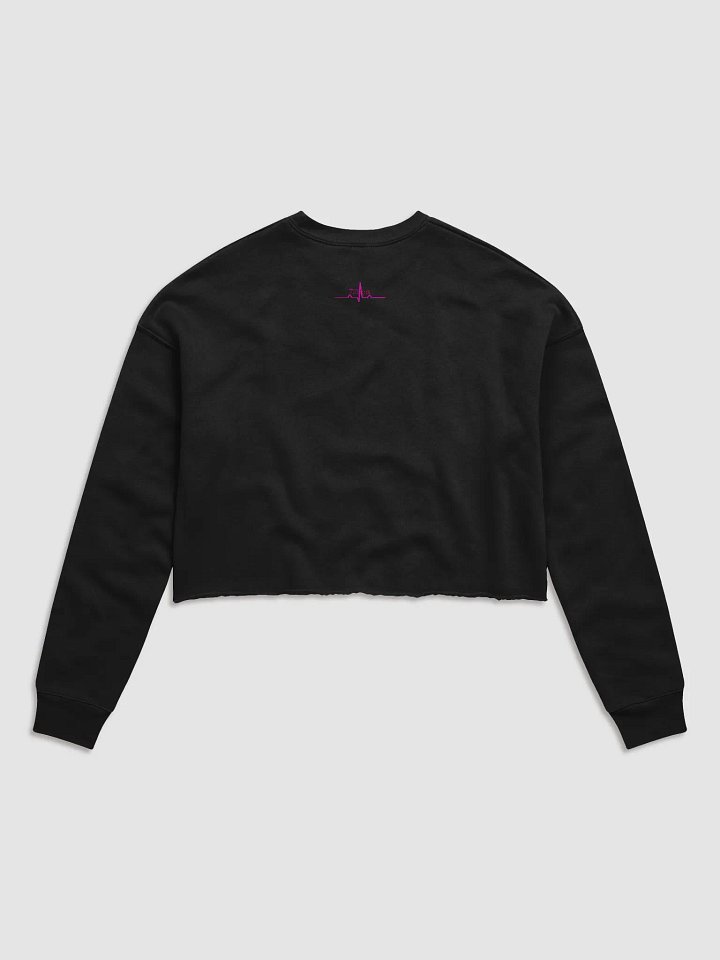 RUNNING MASCARA Women's Crop Top Sweatshirt product image (6)