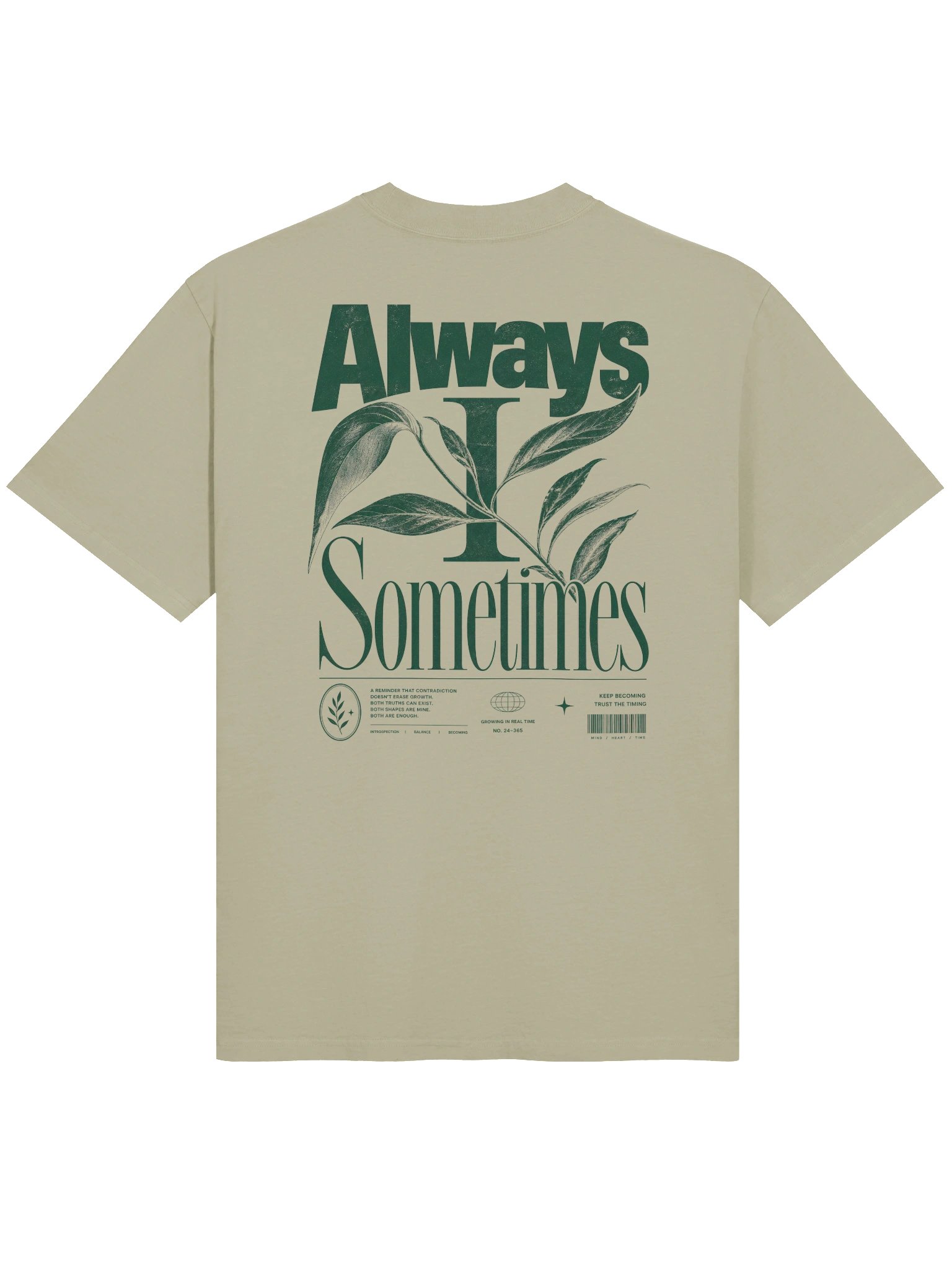 Sometimes Always Tee (Olive) product image (1)