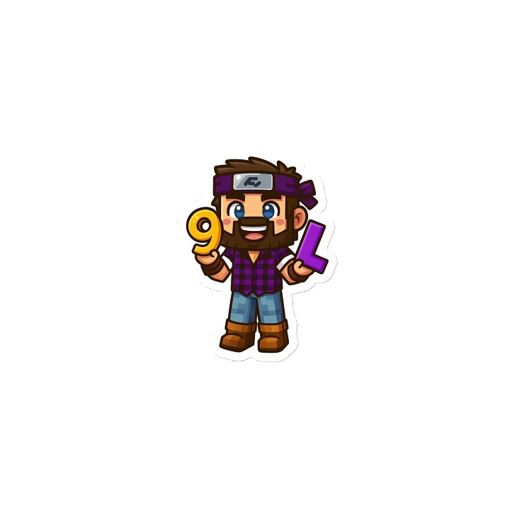 9LS4 AggroNinja89 Die-Cut Magnets product image (1)